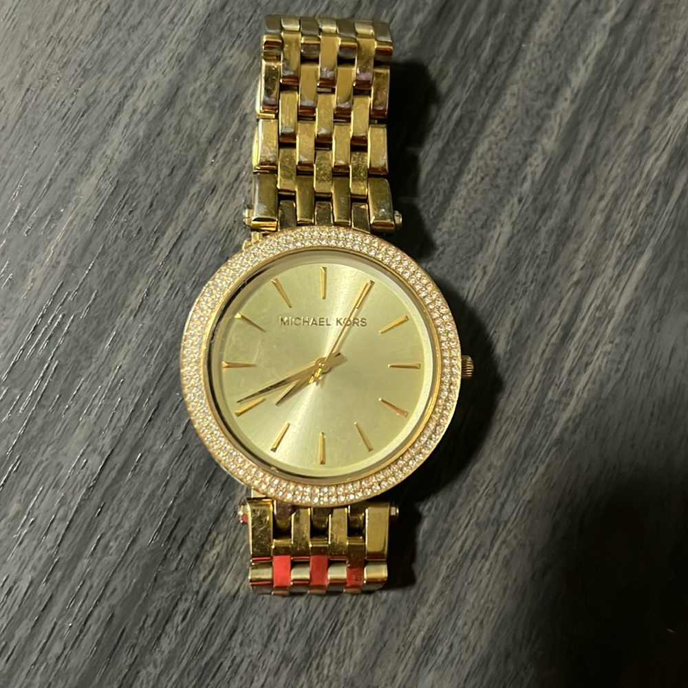 Michael Kors rhinestone face watch!